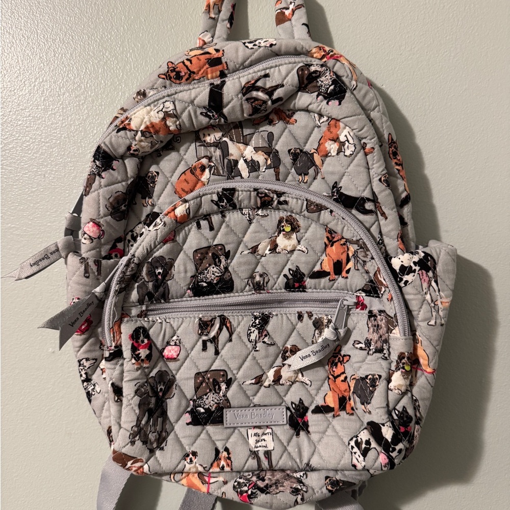 Vera Bradley Dog Show Small Backpack